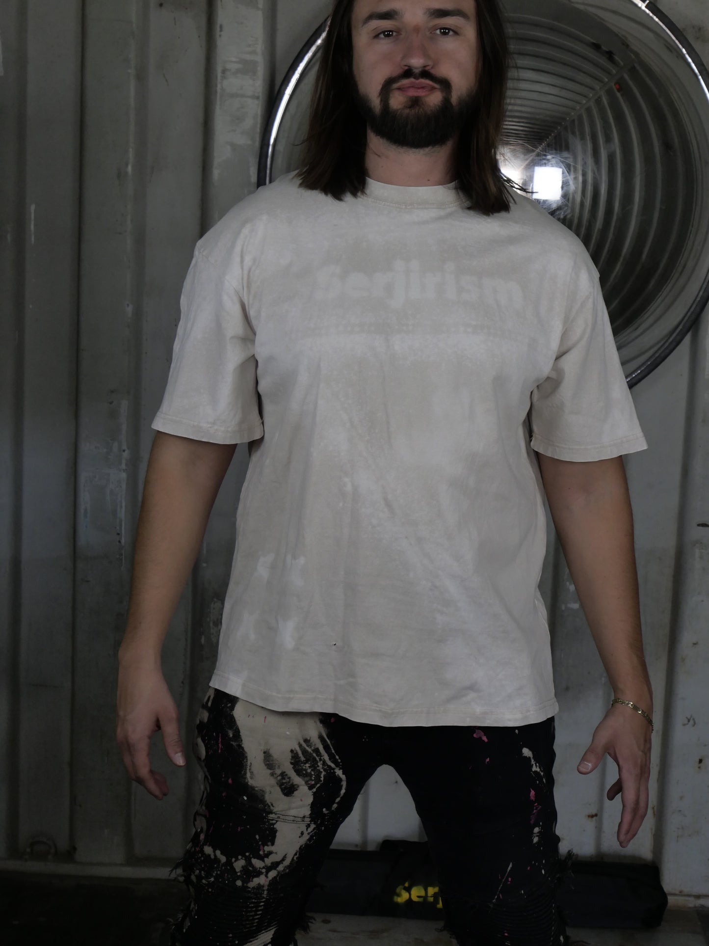 Large 1/1 Serjirism Wearable Art - T-Shirt