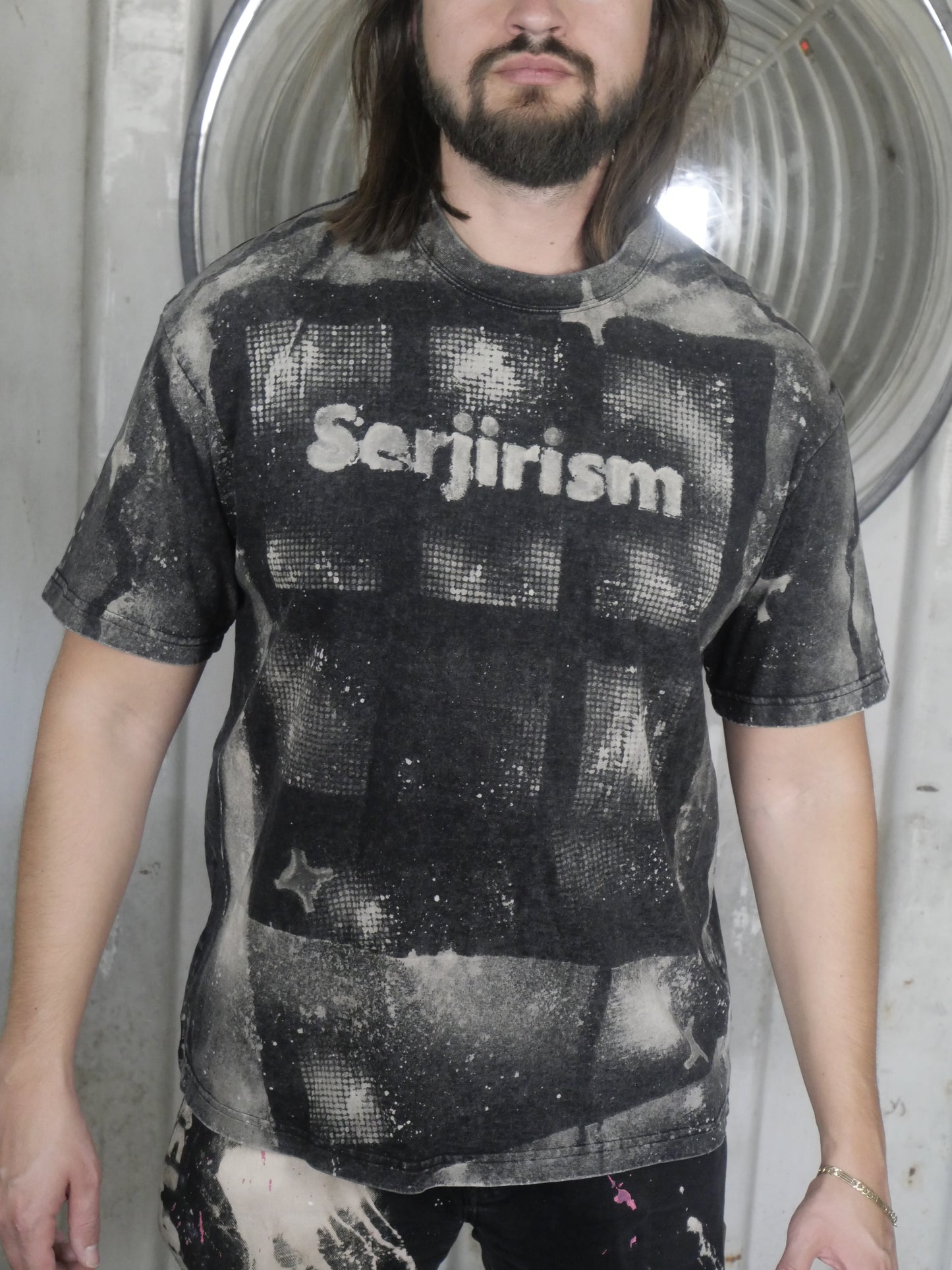 Large 1/1 Serjirism Wearable Art - T-Shirt